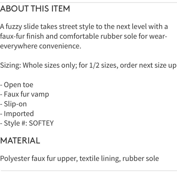 ❤️LAST NEW 10 Steve Madden Black Faux Fur Slides - Picture 6 of 12